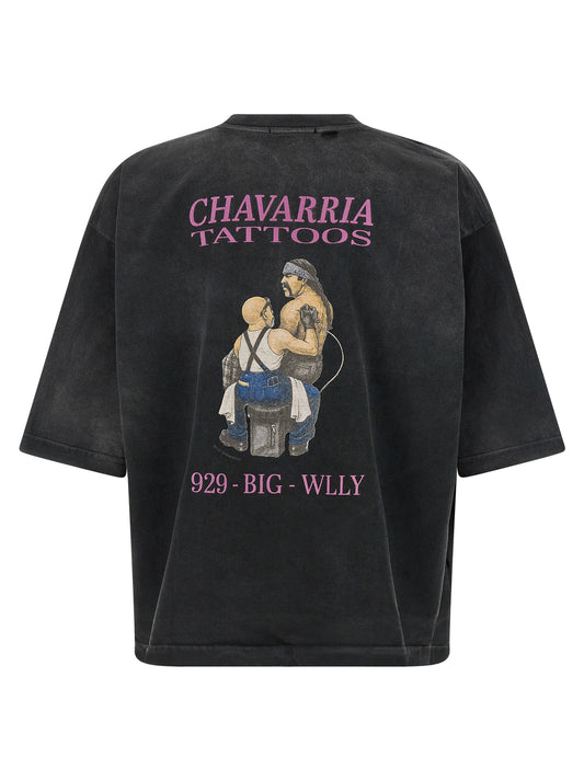 WILLY CHAVARRIA Black Cotton T-Shirt