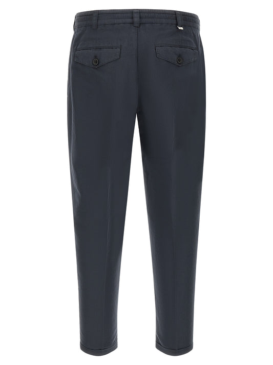 PT Torino Blue Linen Pants