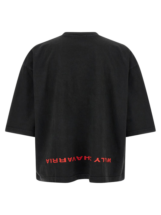 WILLY CHAVARRIA Black Cotton T-Shirt