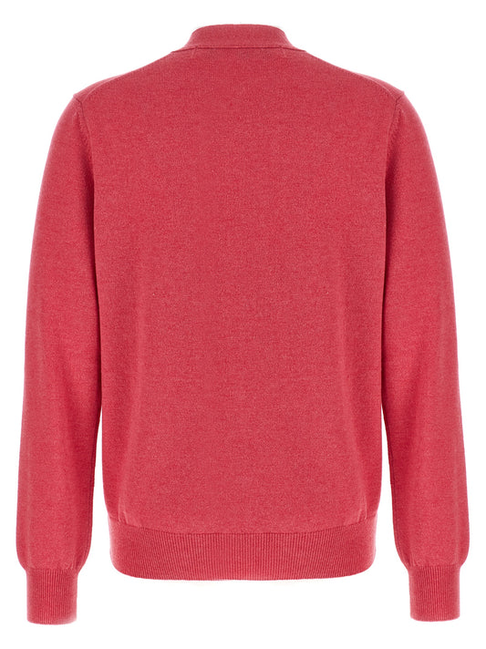 Comme Des Garçons Play Multicolor Wool Cardigan