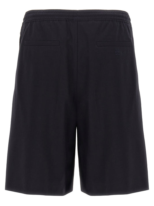 Givenchy Blue Elastane Bermuda Shorts