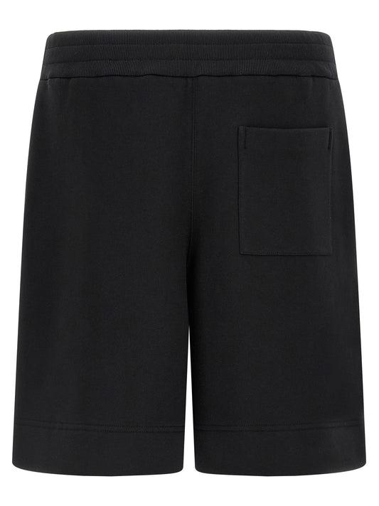 Jil Sander Black Cotton Bermuda Shorts