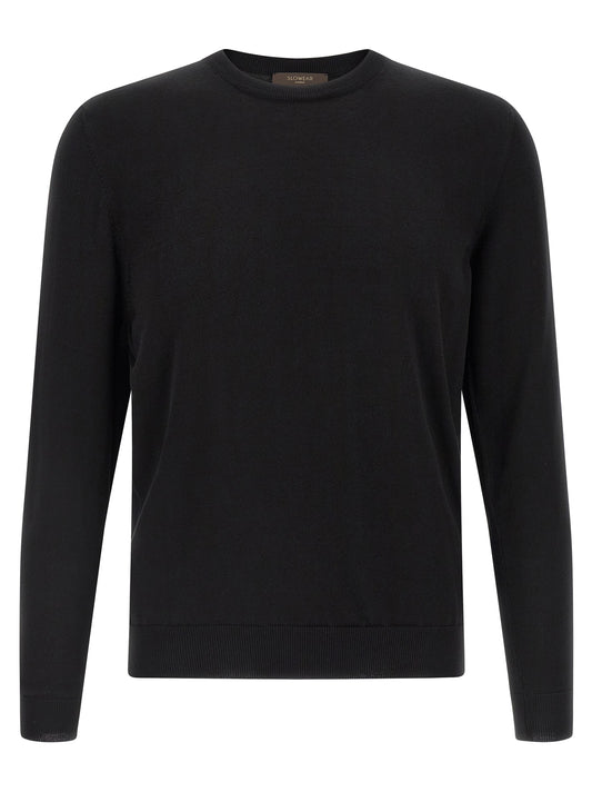 ZANONE Black Cotton Cardigan