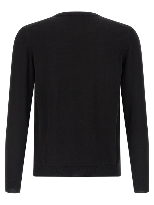 ZANONE Black Cotton Cardigan