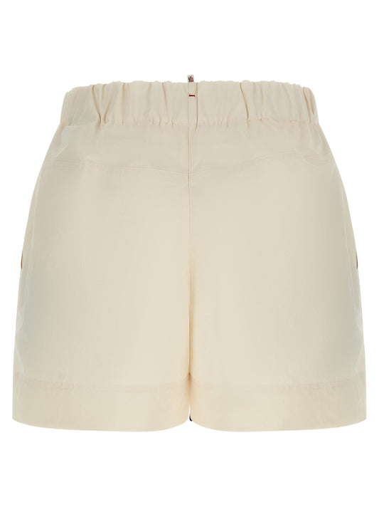 Moncler Grenoble White Polyester Bermuda Shorts