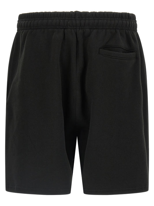 Entire Studios Black Cotton Bermuda Shorts