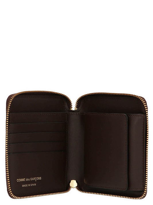 Comme Des Garçons Brown Cowhide Wallet