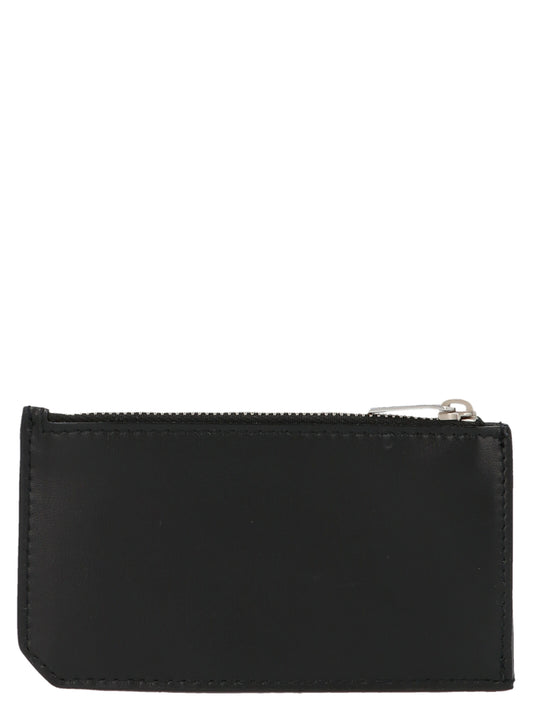 Saint Laurent Black Calfskin Cardholder