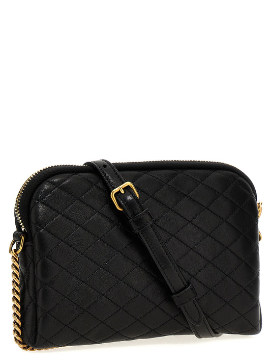 Saint Laurent Black Lamb Leather Crossbody Bag