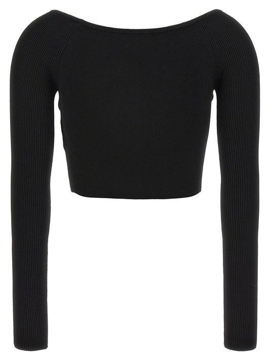 Diesel Black Viscose Cardigan