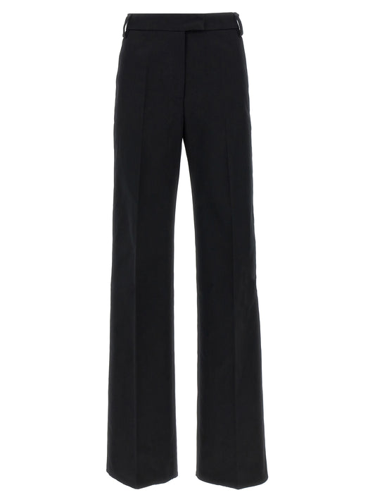 THELATEST Black Cotton Casual Pants