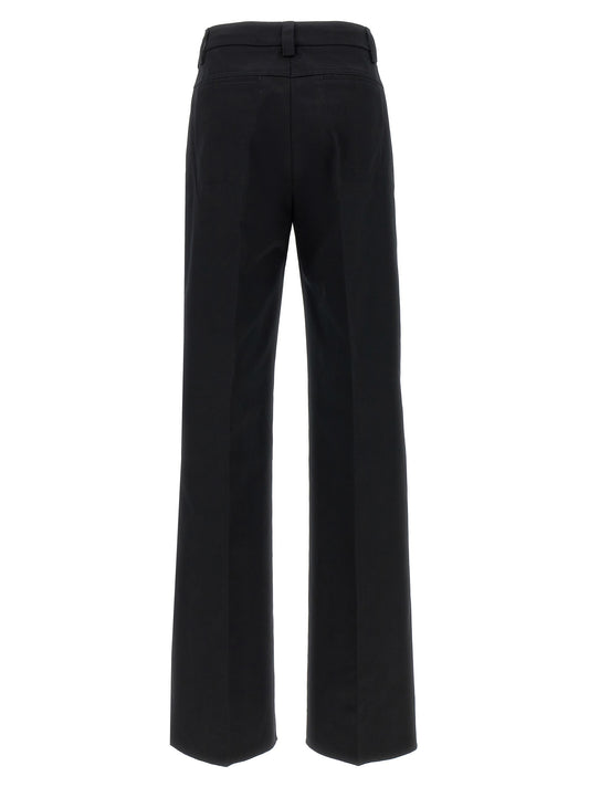 THELATEST Black Cotton Casual Pants