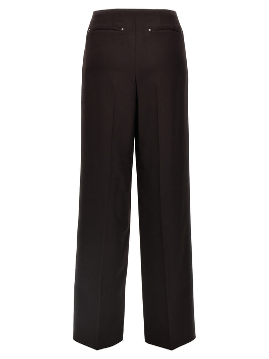 Fendi Purple Virgin Wool Dress Pants