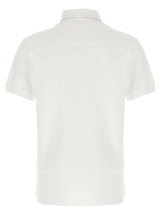 Etro White Cotton Polo Shirt