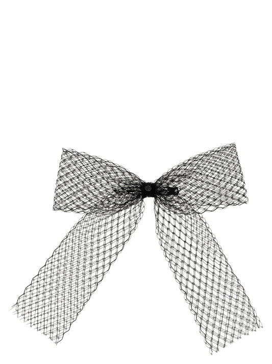 Maison Michel Black Polyester Hair Clip