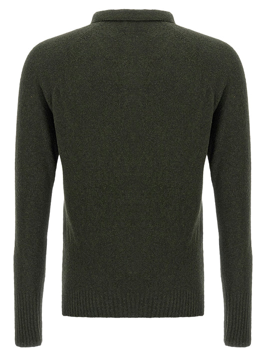 MA'RY'YA Bicolor Cotton Polo Shirt