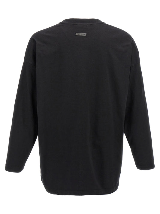 Fear Of God Black Cotton T-Shirt