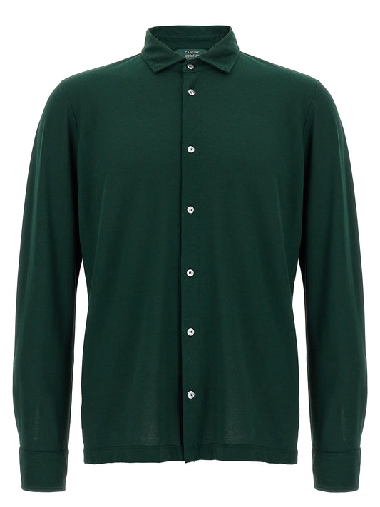 ZANONE Bicolor Cotton Blouse
