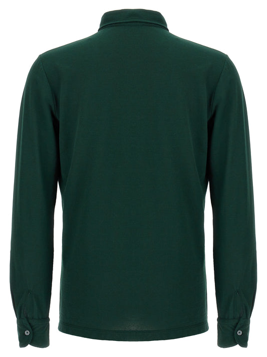 ZANONE Bicolor Cotton Blouse