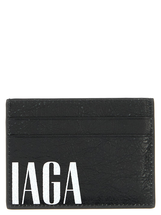 Balenciaga Bicolor Lamb Leather Cardholder