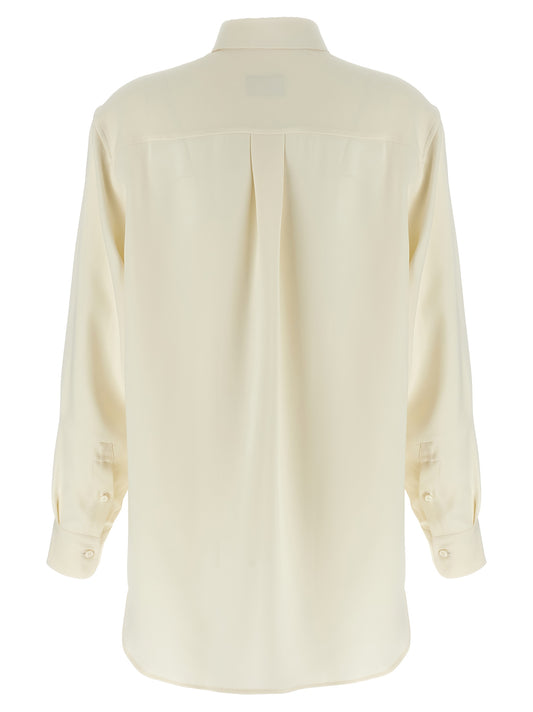 Brioni White Silk Blouse