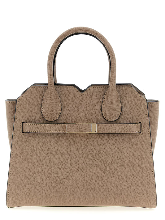 Valextra Beige Calfskin Handbag