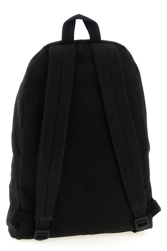 Balenciaga Black Cotton Backpack
