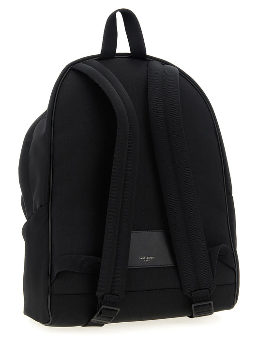Saint Laurent Black Polyamide Backpack