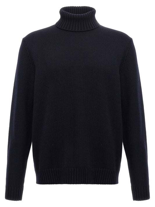 ZANONE Blue Virgin Wool Cardigan