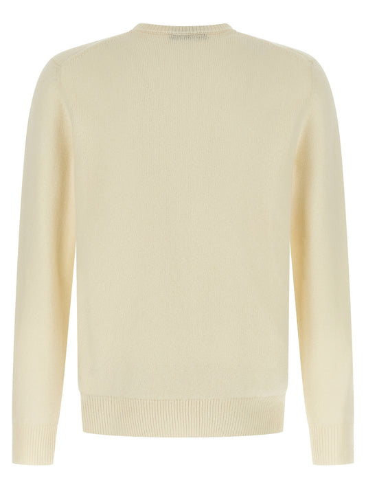 ZANONE White Virgin Wool Cardigan