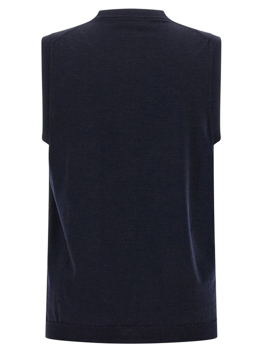 ZANONE Blue Virgin Wool Cardigan