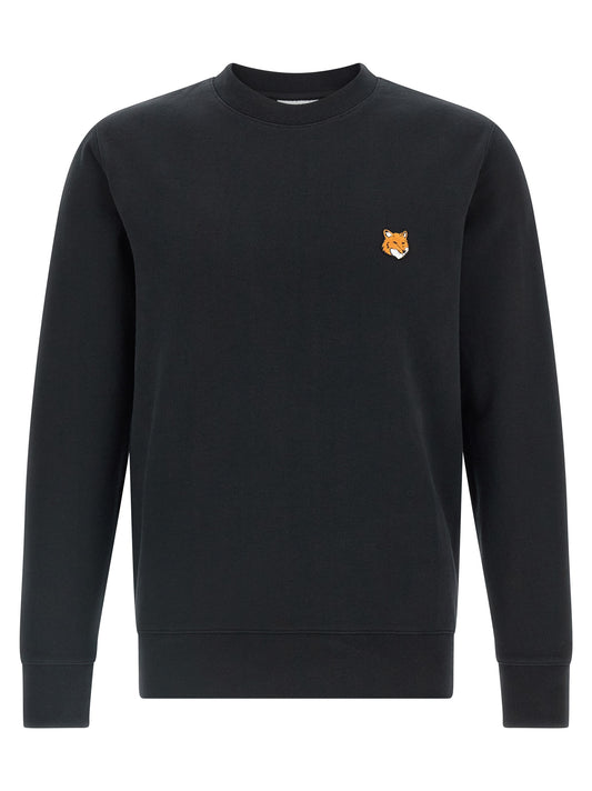 Maison Kitsuné Black Cotton Sweatshirt