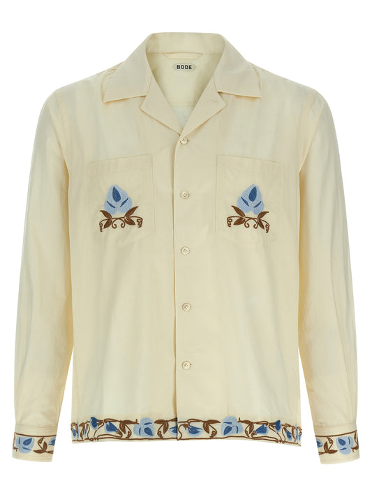 BODE Beige Cotton Blouse