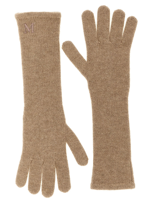 Max Mara Beige Cashmere Gloves
