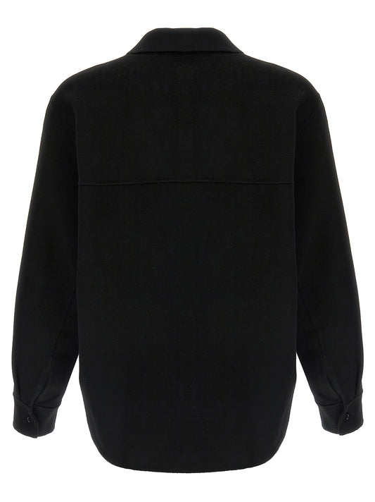 SÉFR Black Wool Blouse