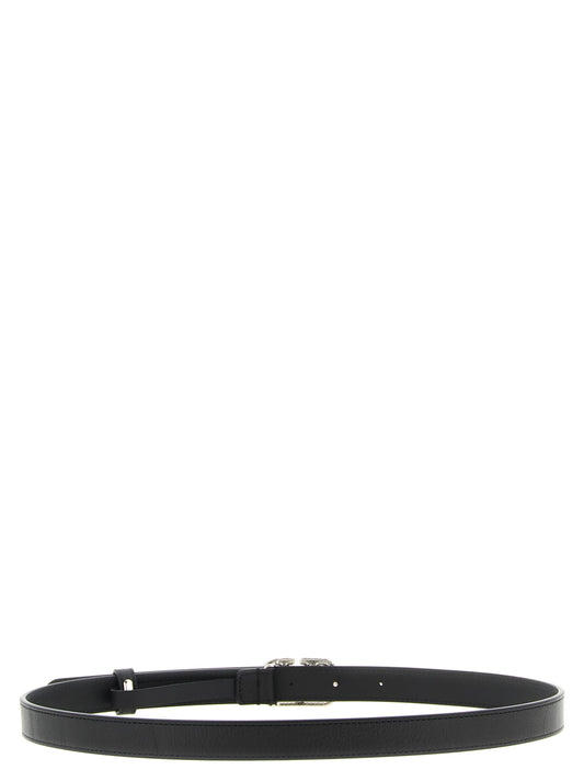 Valentino Garavani Black Calfskin Regular Belt