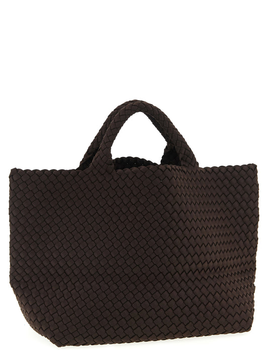 NAGHEDI Brown Neoprene Tote Bag