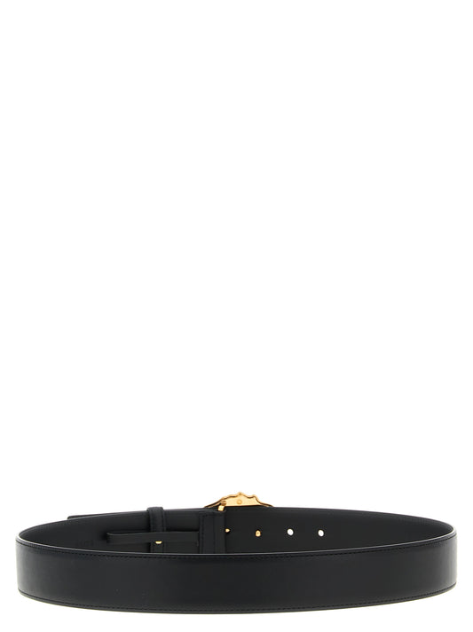 Versace Black Calfskin Regular Belt