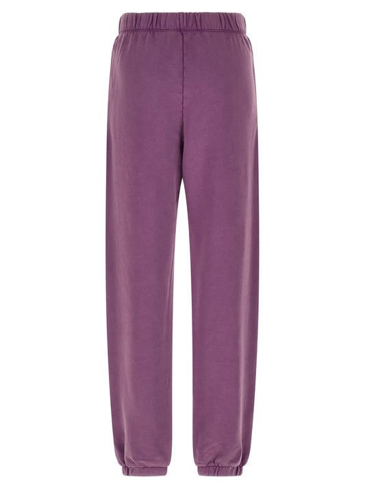 The Attico Purple Cotton Joggers (Workout Pants)