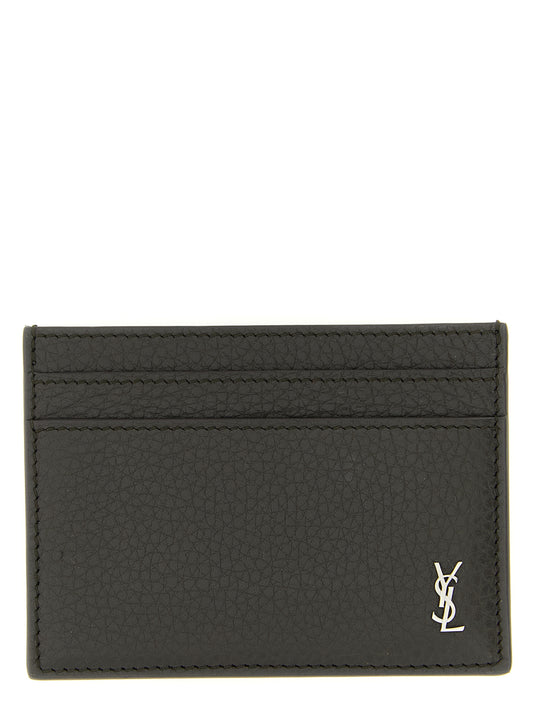 Saint Laurent Brown Calfskin Cardholder