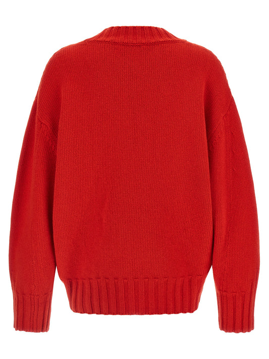 The Attico Multicolor Virgin Wool Cardigan