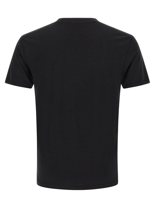 Tom Ford Black Lyocell T-Shirt