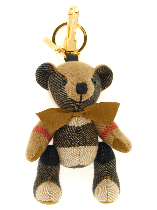 Burberry Beige Cashmere Keychain