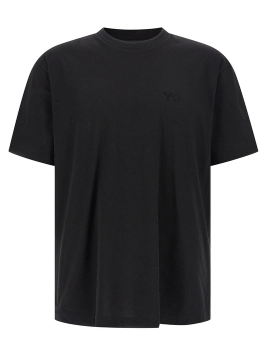Y-3 Black Cotton T-Shirt