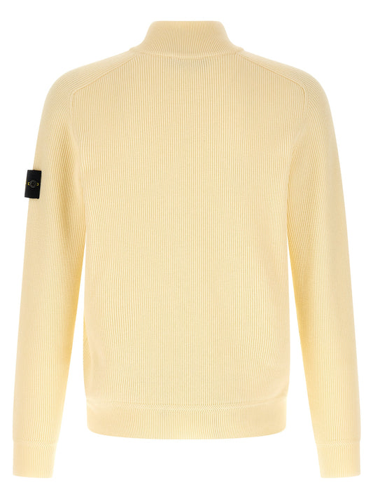 Stone Island Beige Cotton Cardigan