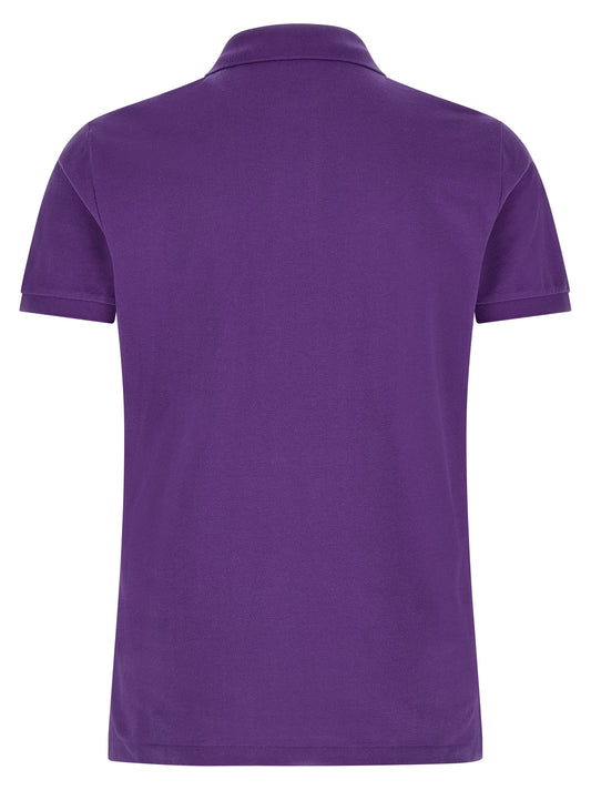Polo Ralph Lauren Purple Cotton Polo Shirt
