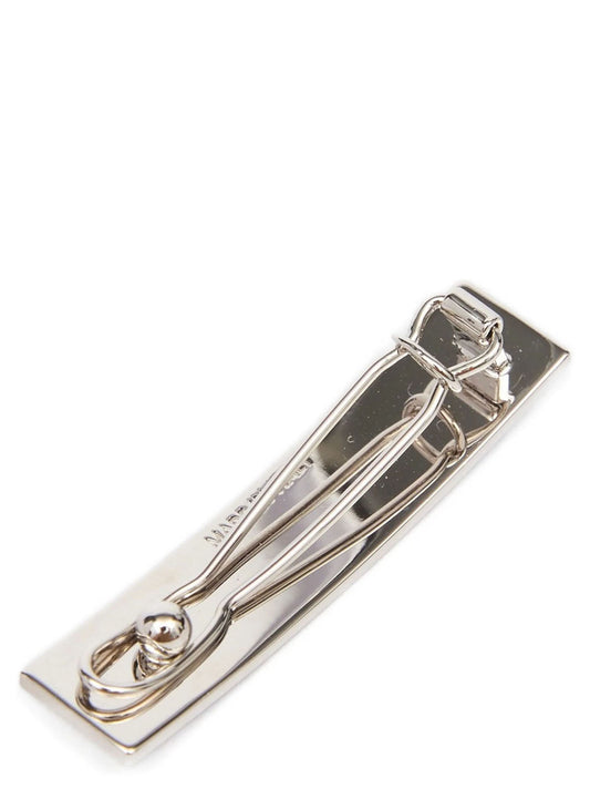 MM6 Maison Margiela Silver Brass Hair Clip