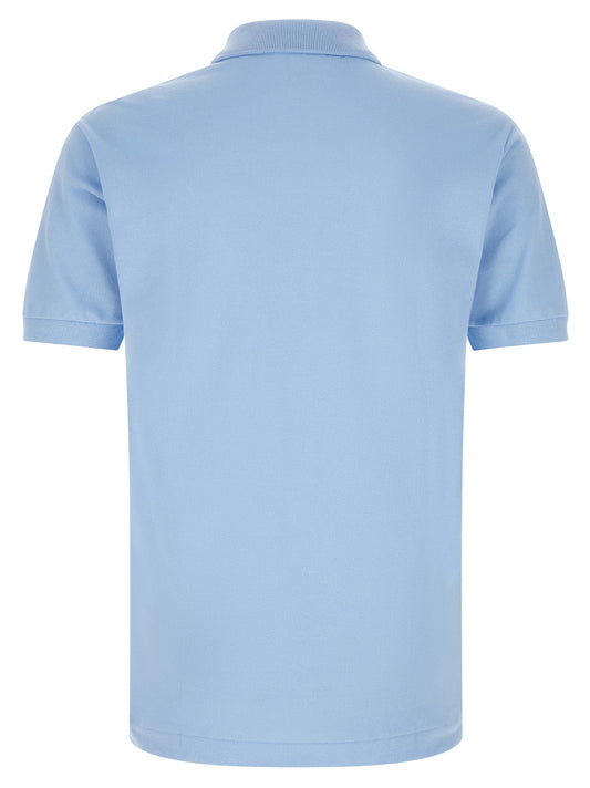 Lacoste Blue Cotton Polo Shirt