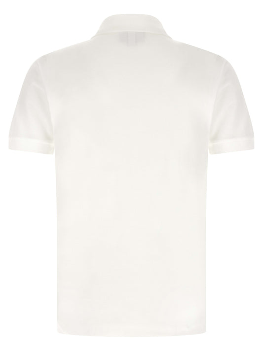 Lacoste White Cotton Polo Shirt