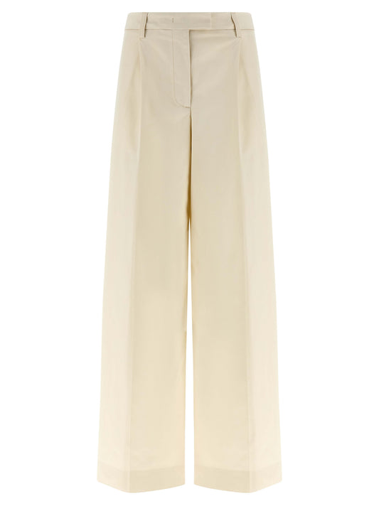 THELATEST White Cotton Casual Pants